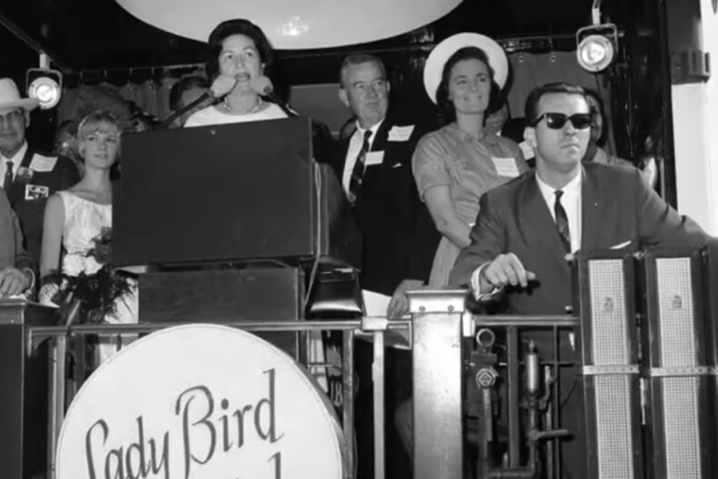 When Lady Bird Johnson asked the South to join the future