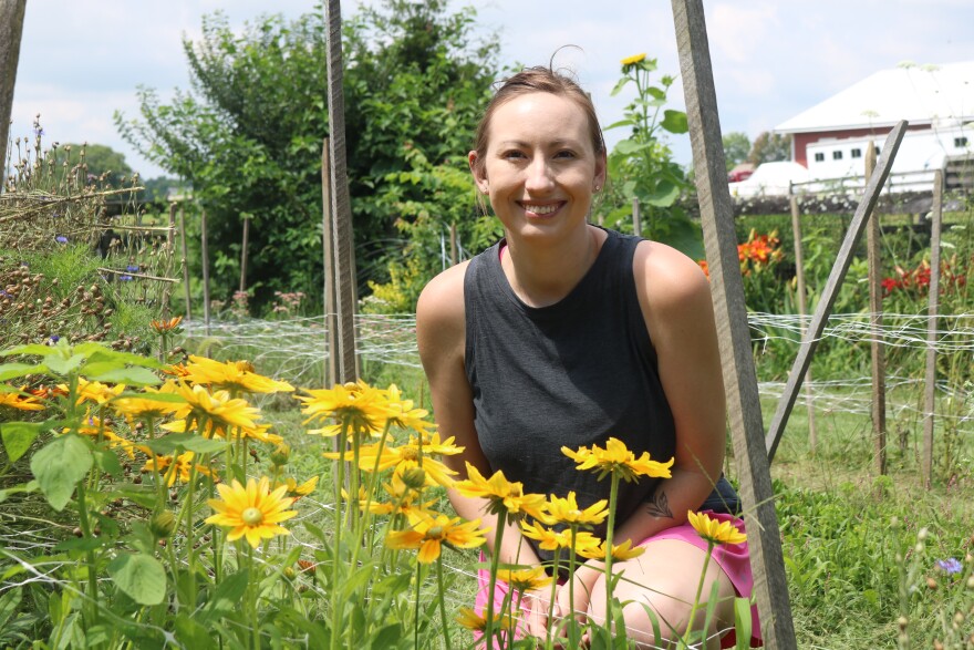 Jessica Lynn is the owner of Fika Acres Farm, a cut flower farm in Nicholasville. She grows a variety of flowers on about three-fourths of an acre including rudbeckia, as known as black-eyed Susan. Her farm is one of more than 200 in the state.