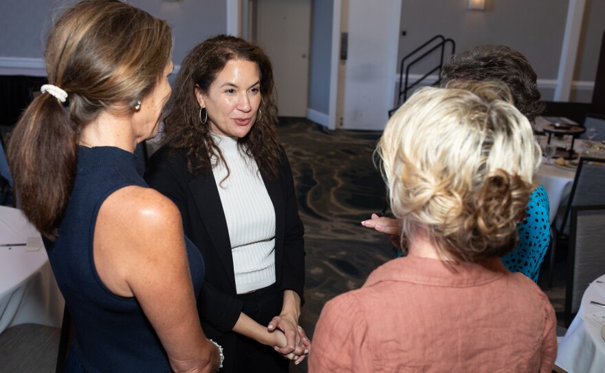 WHQR hosts their annual fundraising luncheon with guest speaker Leila Fadel, host of NPR’s Morning Edition, at Hotel Ballast in Wilmington on May 22, 2025.