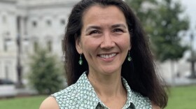 Mary Peltola at the U.S. Capitol in 2022, after she won a special election for a congressional seat.