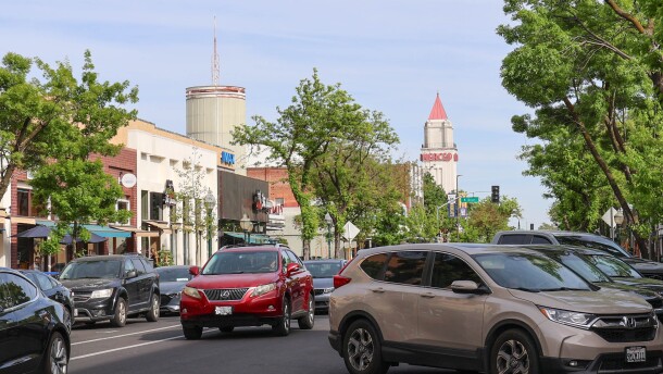 Main street in downtown Merced.