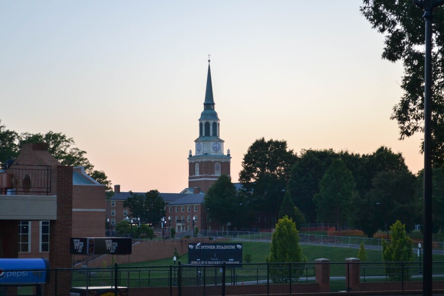 Wake Forest University announced last week that it would be canceling a campus lecture led by a Palestinian scholar and activist. AMY DIAZ/WFDD