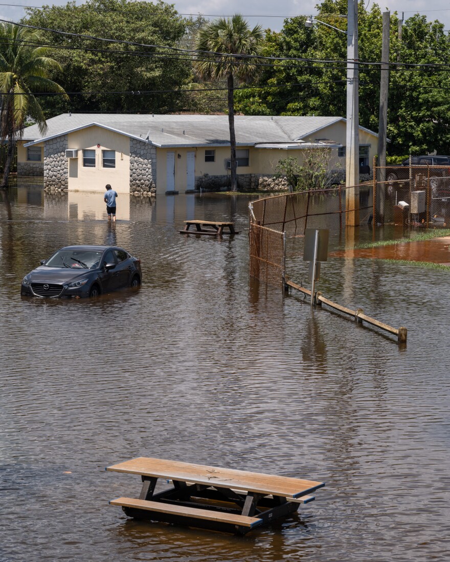  The city of Fort Lauderdale says an estimated 700 buildings have been deemed to have sustained "major" damage from the flooding.