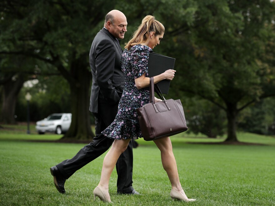 White House economic adviser Gary Cohn and communications director Hope Hicks have both announced they are leaving the Trump administration in the coming weeks.