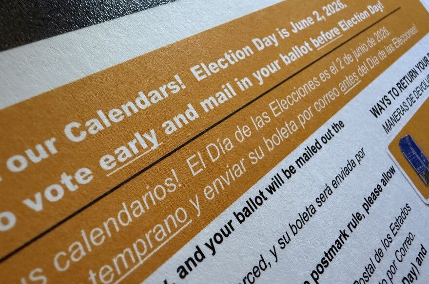 Merced County sent out mailers that urged people to mail in their ballots before election day or drop it off in other ways.