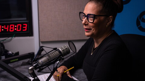 Rhode Island Education Commissioner Angélica Infante-Green speaks with Ocean State Media political reporter Ian Donnis about student achievement, the Providence schools takeover and her future in the role. Credit: Ocean State Media