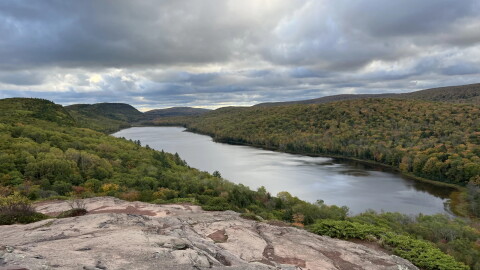 An autumn view of Lake of the Clouds in Porcupine Mountains State Park. Michigan's economic development arm is considering a $50 million grant for a proposed copper mine on the edge of Lake Superior and "the Porkies." Critics worry about environmental risks and harm to tourism, but proponents say investment is badly needed in the struggling rural economy.