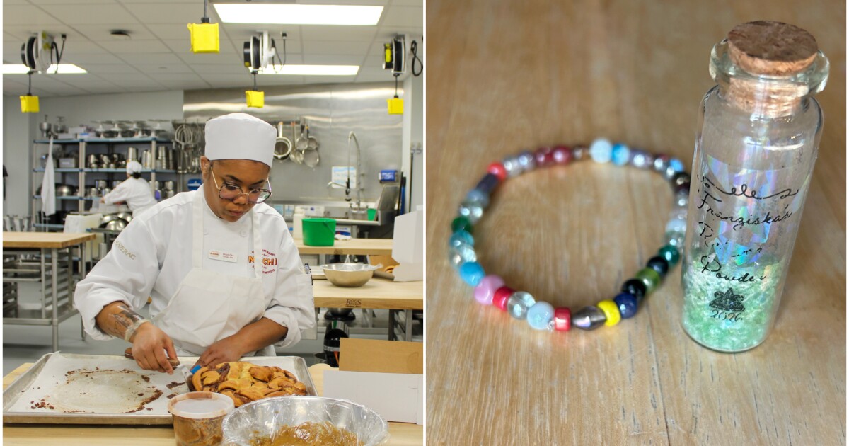 The plastic babies and plastic beads of New Orleans Mardi Gras