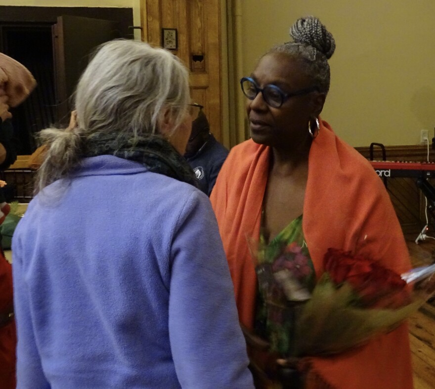 Brenda Coley at her retirement celebration in December.