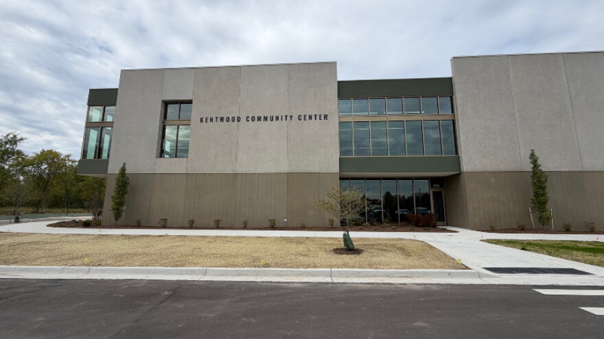 Front exterior of the new Kentwood Community Center.
