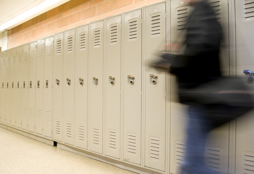 School hallway