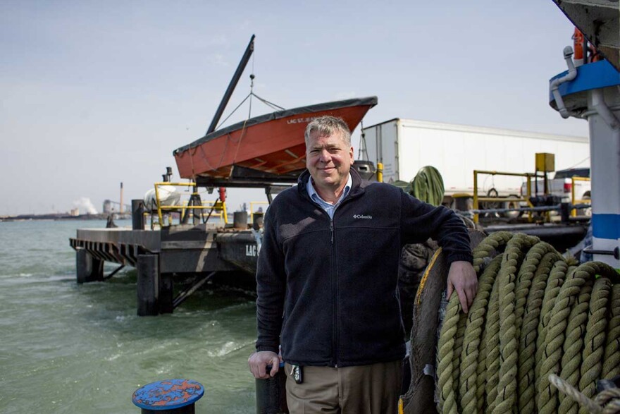 Gregg Wards owns the Detroit-Windsor Truck Ferry and has become one of the biggest champions of the Gordie Howe International Bridge, even though it will put him out of business. 