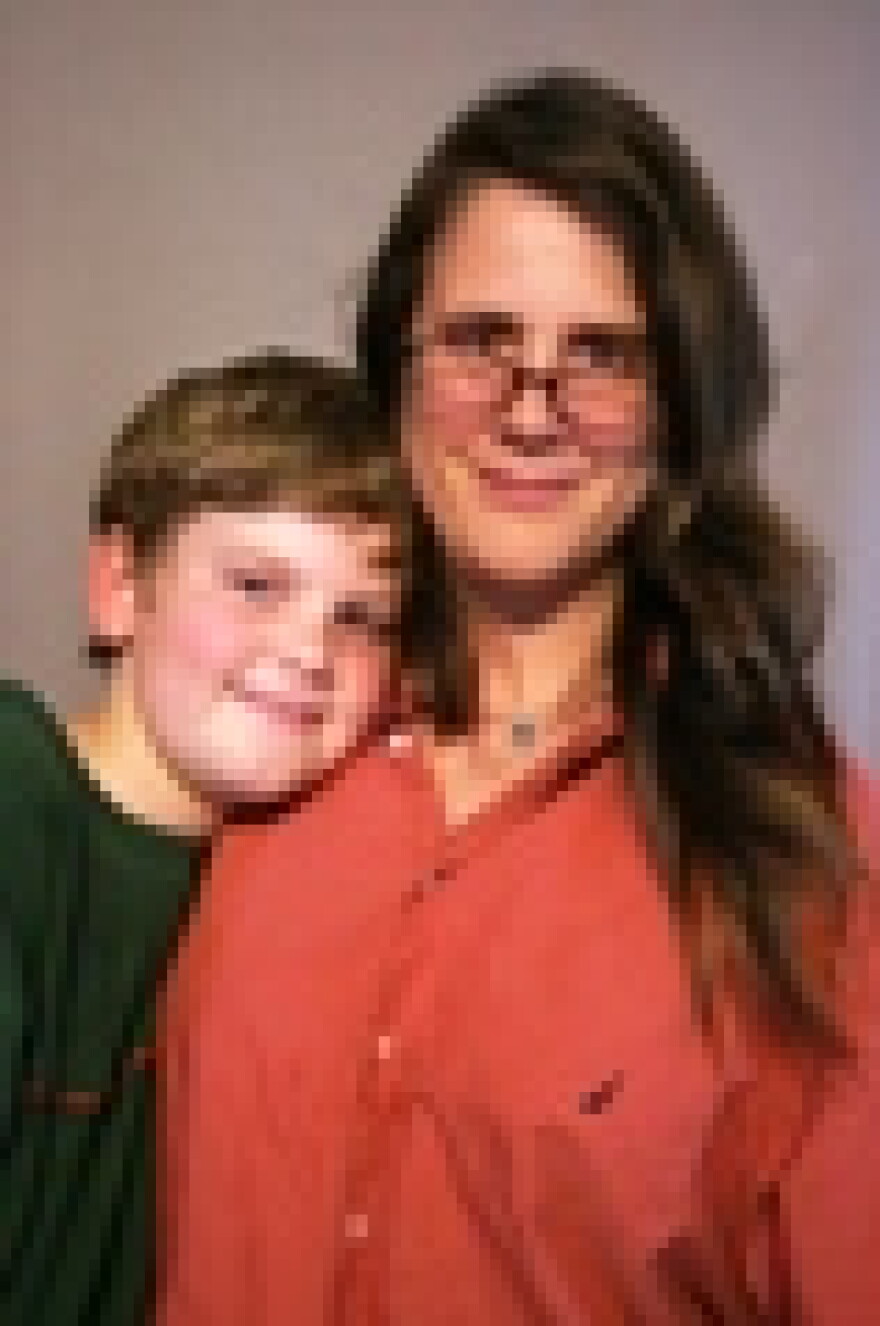 Zeke Martin (l) and Rachel Watts