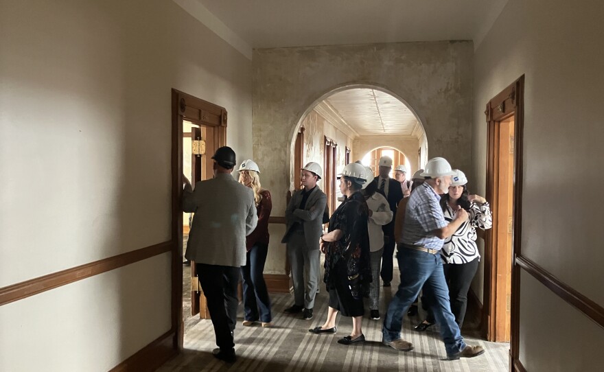 All nine members of Springfield City Council toured ongoing renovations of Historic City Hall on October 29, 2024. The work is expected to be complete in mid-2026.
