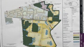 At a Feb. 6 community meeting, developers McKim & Creed provided visualizations of their proposed housing development surrounding Sidbury Station.