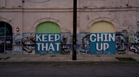 Blue Dream is boarded up on Chartres St, Tuesday afternoon. New Orleans, Louisiana. April 14, 2020.