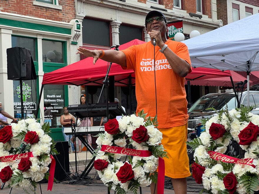 Jackie Jackson, a pastor from Cincinnati urging for politicians to do more to prevent mass shootings across the country.