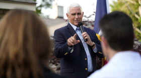 FILE - Former Vice President Mike Pence speaks to local residents during a meet and greet, Tuesday, May 23, 2023, in Des Moines, Iowa.