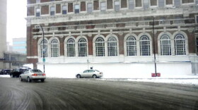 Boarded up Statler