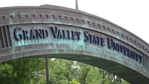 Grand Valley State University arch photo