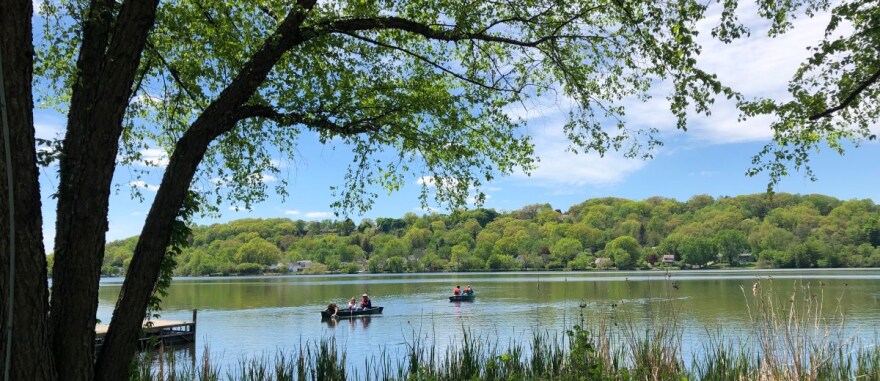 photo of paddlers on Summit Lake