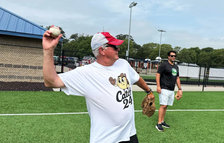 Kevin Negaard founded the Miracle League in Sioux City. He's playing catch for 24 hours to help people with disabilities take part in sports and recreation.