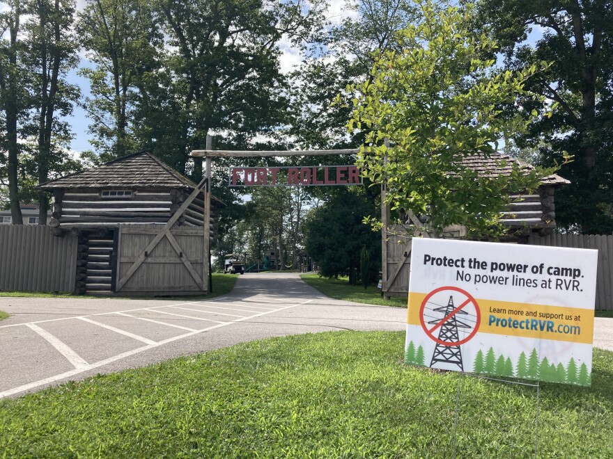 The entrance of River Valley Ranch’s Fort Roller campus