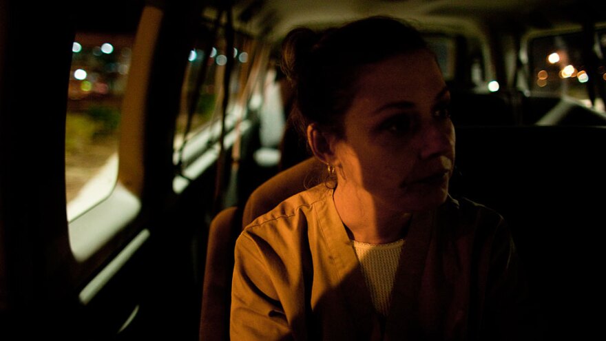 Tara Adcock (pictured) and Sheila Simpkins drive through Nashville, revisiting the streets they used to walk.