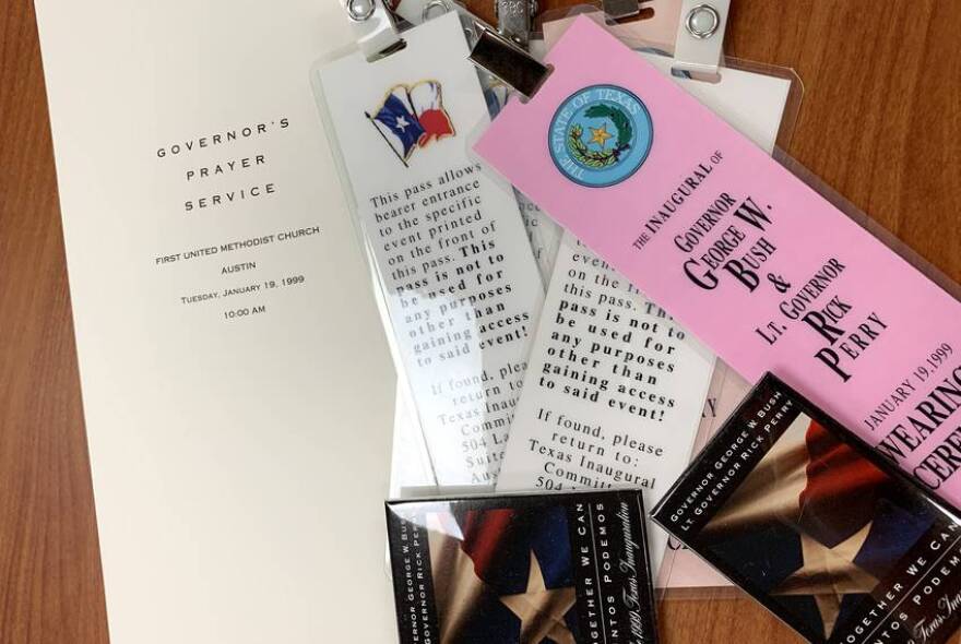 Programs, memorabilia and other documents from past inaugurals.