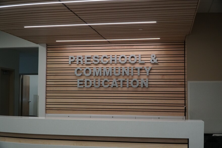 The Preschool and Community Learning section of Jeremy Ranch Elementary.