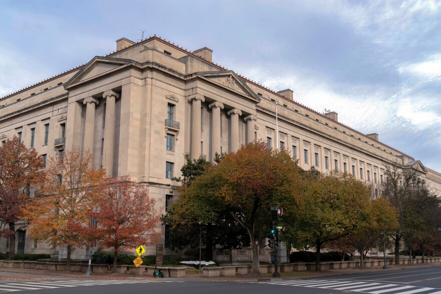 The U.S. Department of Justice building.