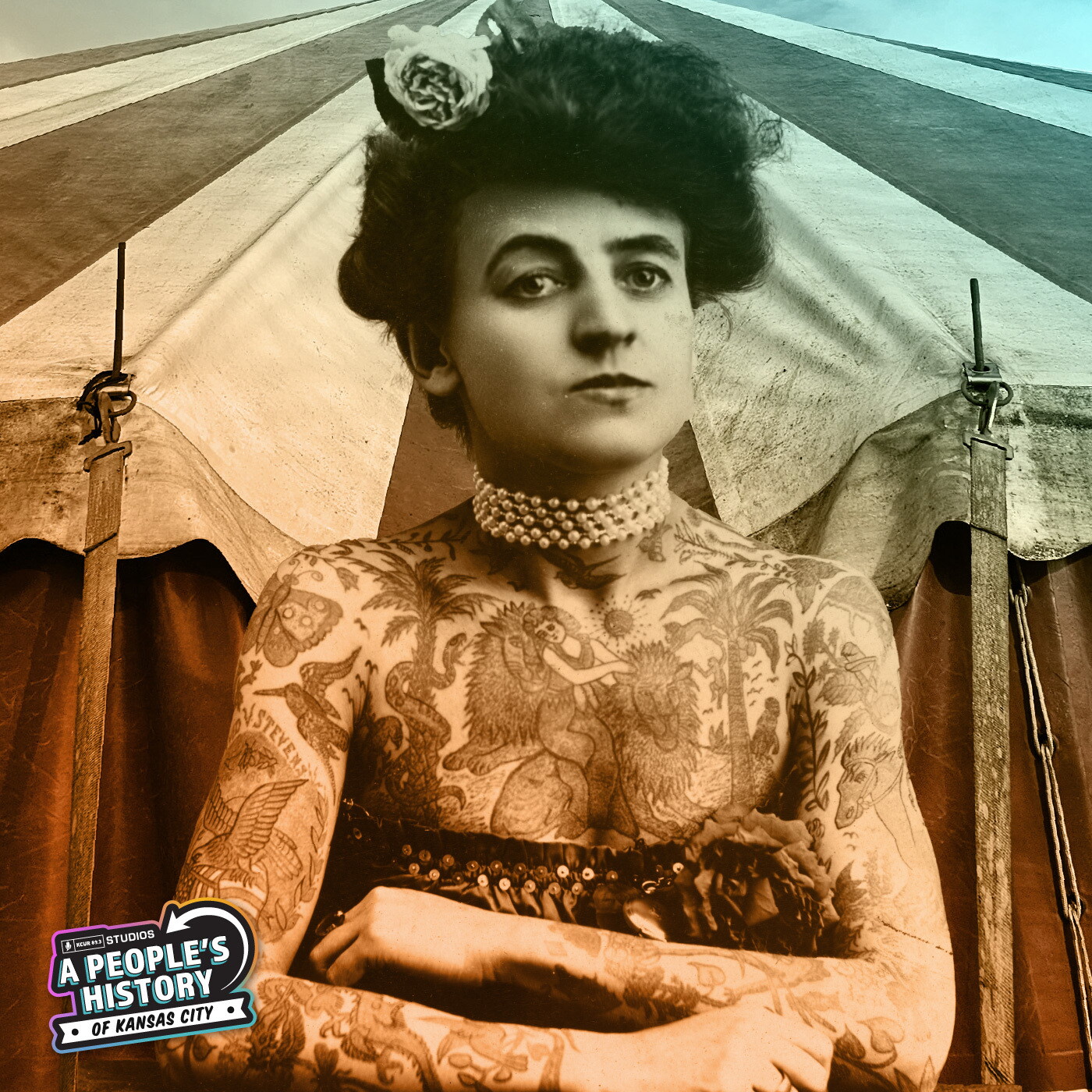 The marvelous Maud Wagner, the tattooed lady of Kansas