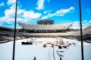 Crews ready the Beaver Stadium ice rink ahead of Penn State's Winter Weekend.