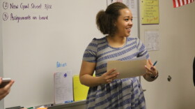 Christina Spears is a third-year special education teacher in Apex.