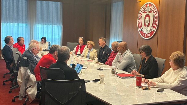 Ohio State University's Board of Trustees met in executive session on March 7, 2026, to discuss pending litigation and personnel matters.