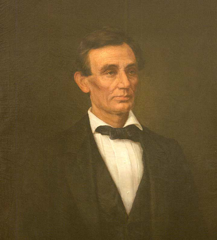 Portrait of Lincoln, 1925, from an 1860 Alexander Hesler photograph