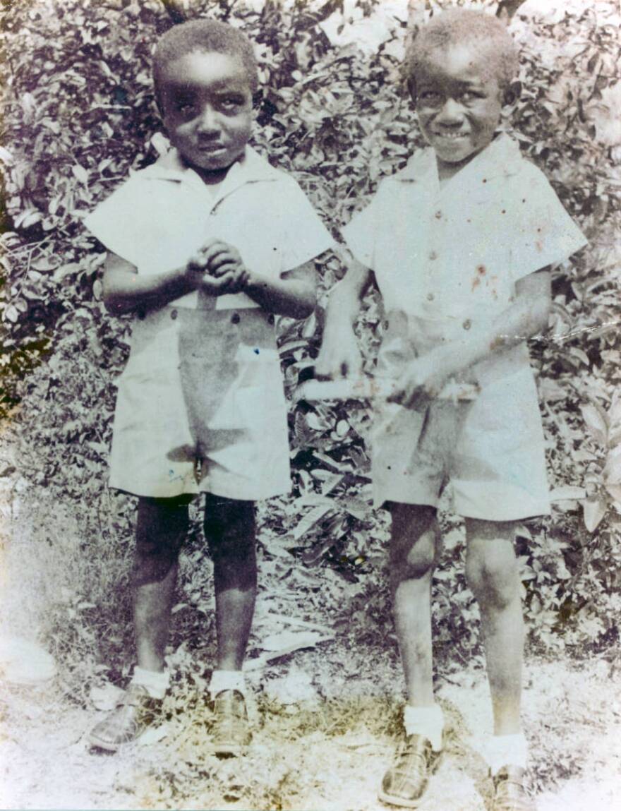 James Carl Jordan and Nathaniel Walker, who also gathered shells on Sanibel beaches as children to earn some money.