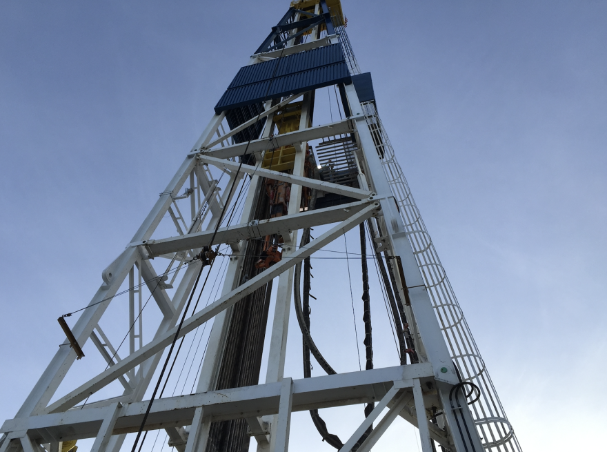 BlueCrest drill rig at Anchor Point on Jan. 3, 2017.