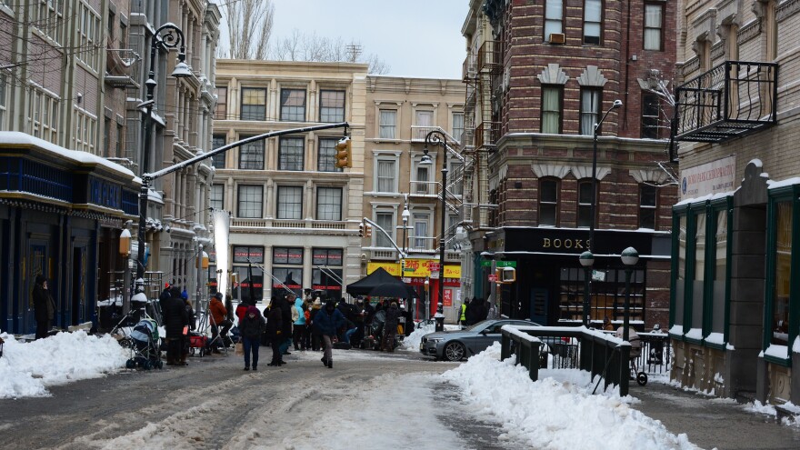 On the set of Abyzou, a horror-thriller that takes place in a Hasidic community, at Nu Boyana in Sofia.