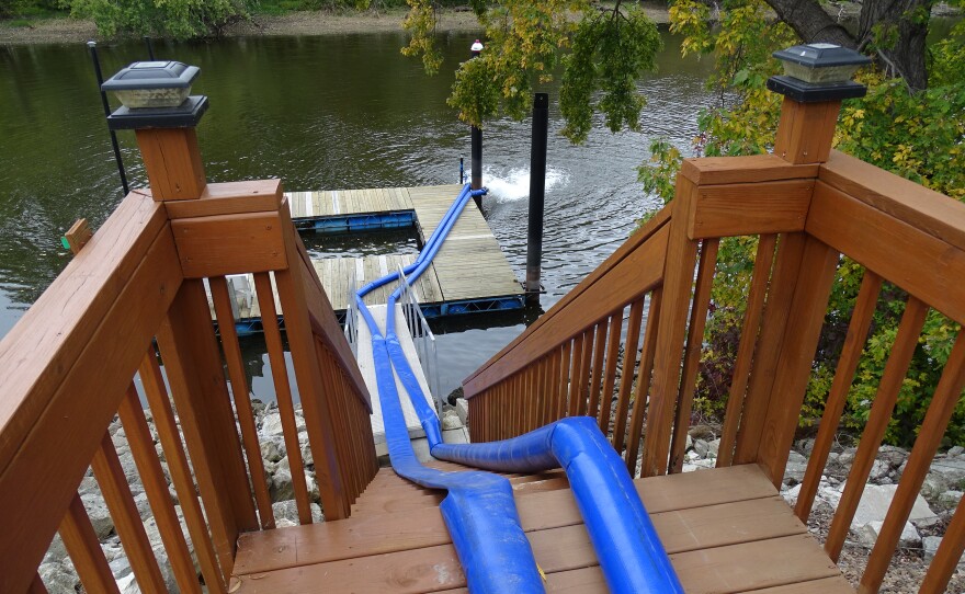 The water was then released into the nearby Mississippi River.