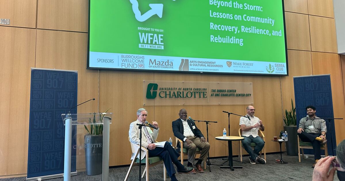 Beyond the Storm: A look at Helene resiliency at WFAE's Carolinas Climate Summit