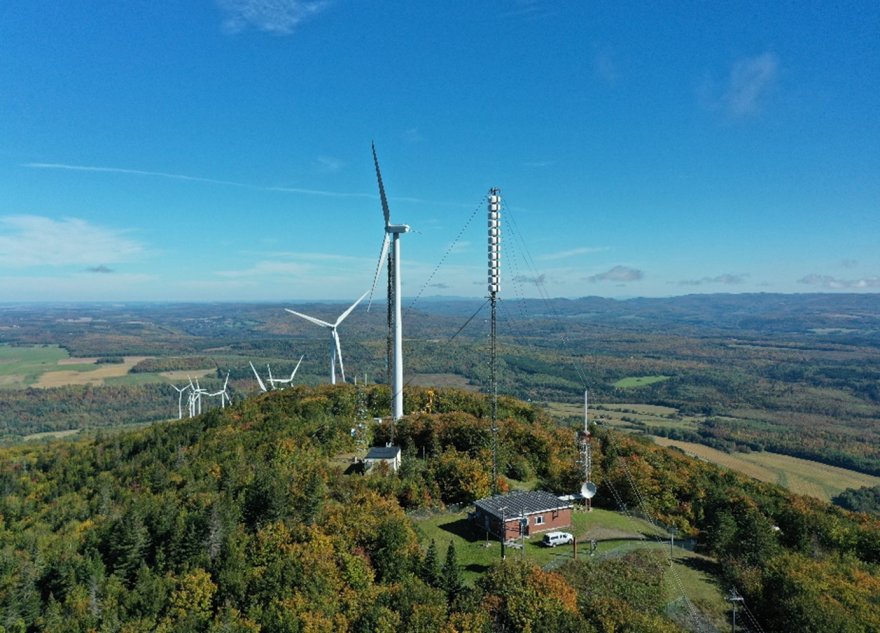 A Maine Public Transmitter near Mars Hill.