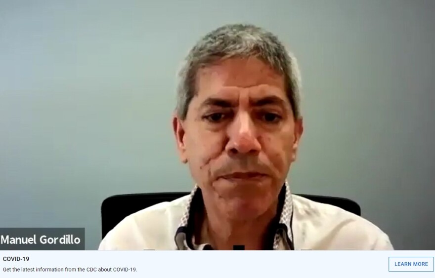  Dr. Manuel Gordillo, an infectious disease specialist in Sarasota, Florida