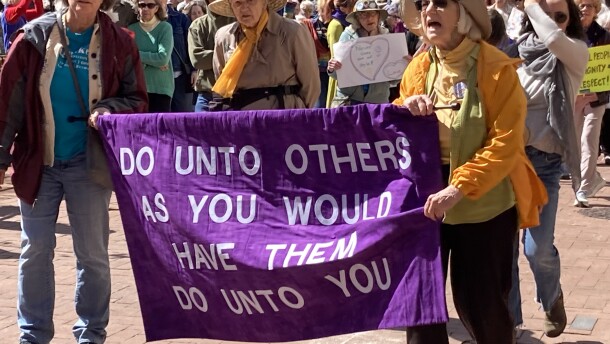 Protesters sang, prayed and marched in support of their immigrant neighbors