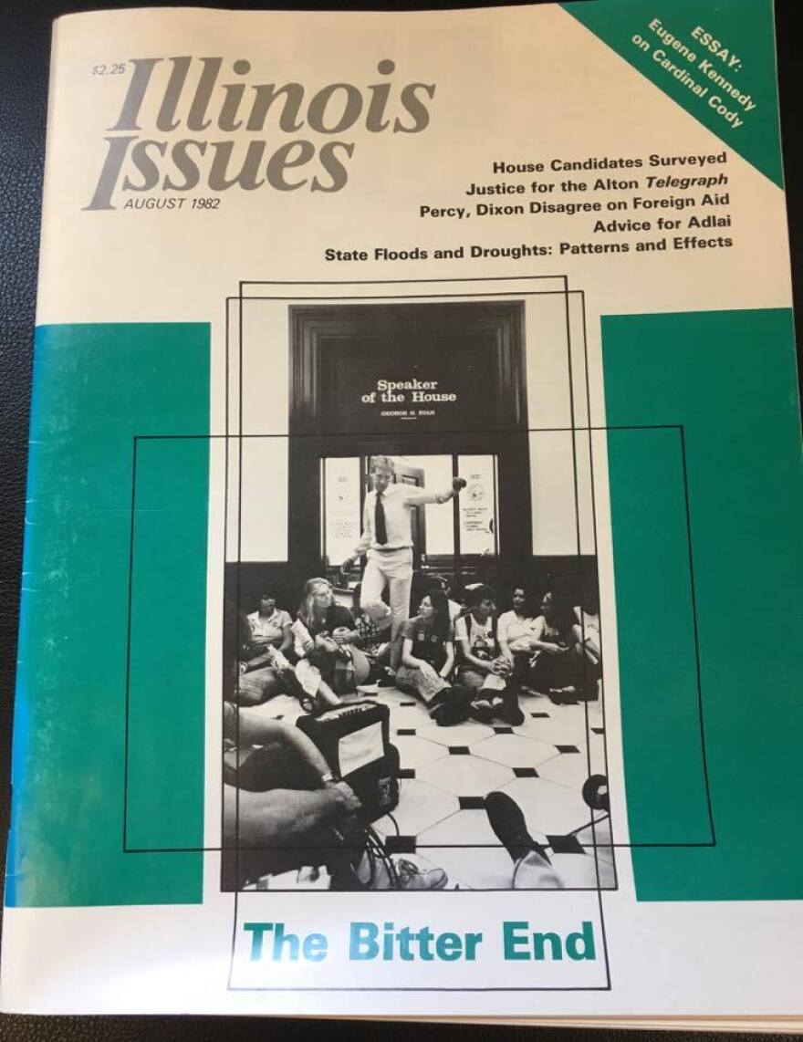 Cover of Illinois Issues magazine from August 1982