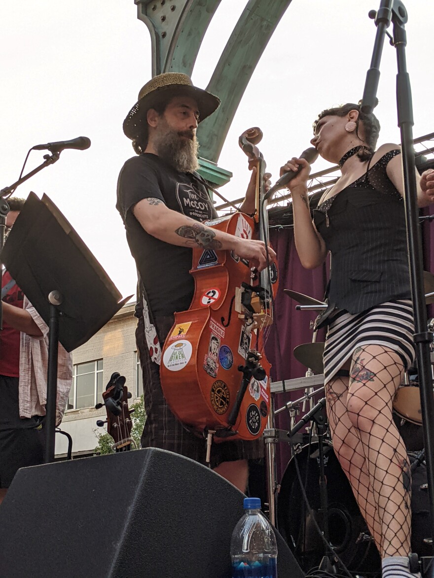 Billy and Emily Butler of Bitter Pill play a show.