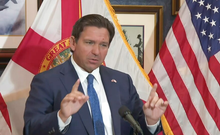 Gov. Ron DeSantis said that, unless artificial intelligence is addressed properly, it could lead to "an age of darkness and deceit."