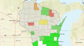 Wisconsin air quality map