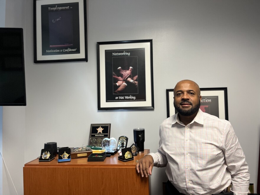 Dorian Johnson is the detention program director for the Mecklenburg County Sheriff's Office.