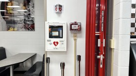 An AED is a device that sends a shock to the heart of someone going through a sudden cardiac arrest to try and revive a heartbeat. It can be life saving.